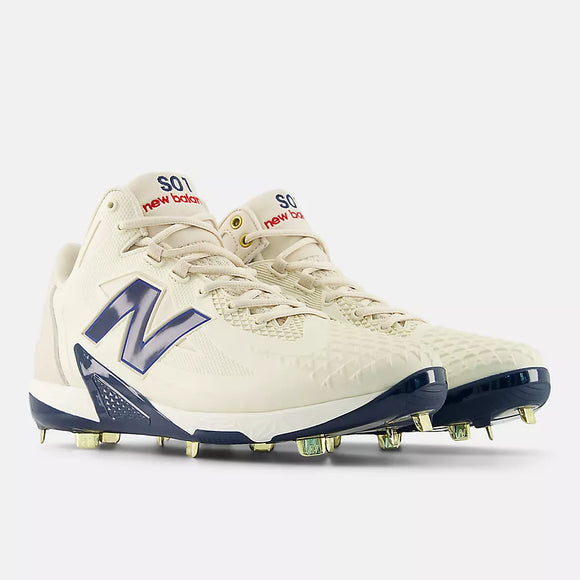 New Balance FuelCell Ohtani 1 Metal Cleats Cream/Navy MSHOAC1