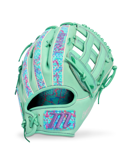 Marucci Cypress Lizard Skins Series Baseball Glove Mint/Coral Camo 12.75" MFGCYLS98R3