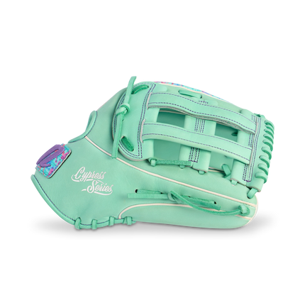 Marucci Cypress Lizard Skins Series Baseball Glove Mint/Coral Camo 12.75" MFGCYLS98R3