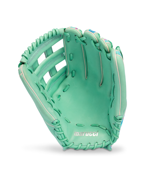 Marucci Cypress Lizard Skins Series Baseball Glove Mint/Coral Camo 12.75" MFGCYLS98R3