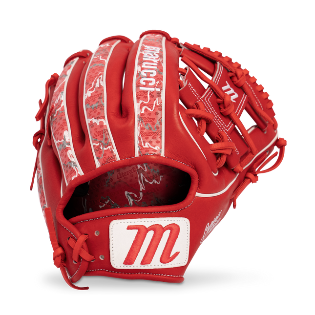 Marucci Cypress Lizard Skins Series Baseball Glove Red/Scarlet Camo 11.5" MFGCYLS43A2