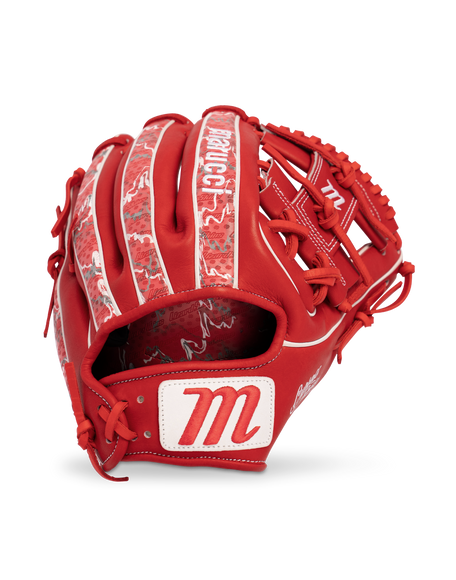 Marucci Cypress Lizard Skins Series Baseball Glove Red/Scarlet Camo 11.5" MFGCYLS43A2