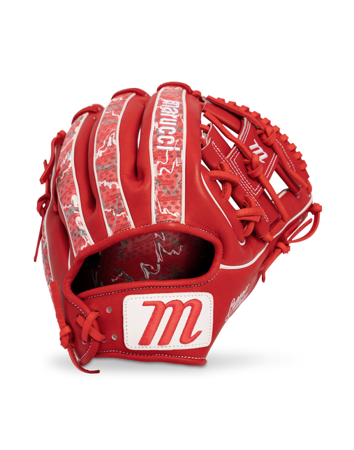 Marucci Cypress Lizard Skins Series Baseball Glove Red/Scarlet Camo 11.5" MFGCYLS43A2