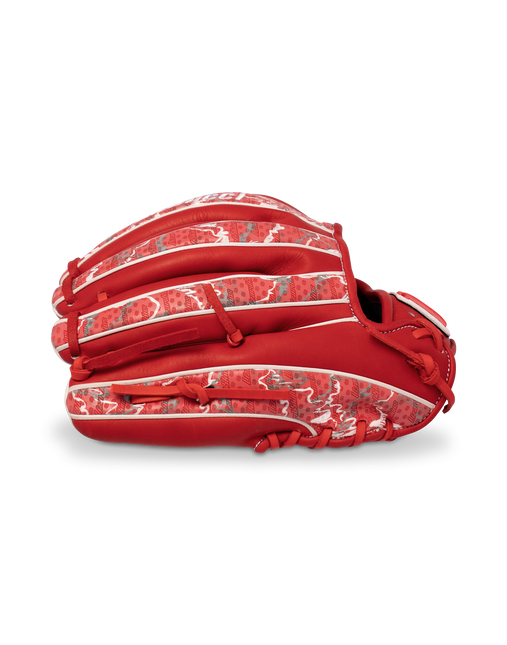 Marucci Cypress Lizard Skins Series Baseball Glove Red/Scarlet Camo 11.5" MFGCYLS43A2