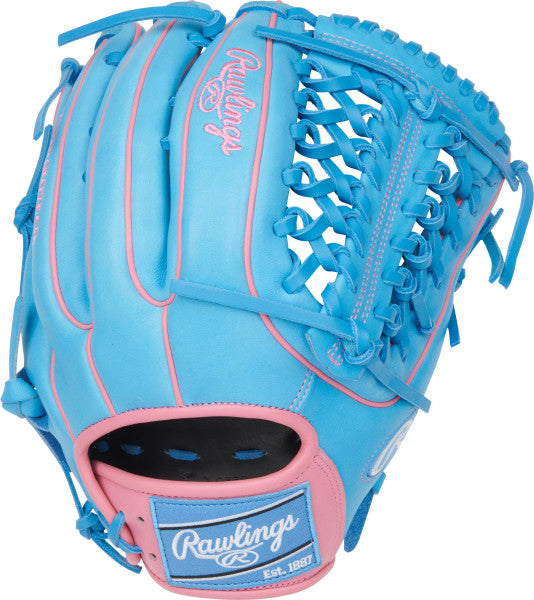 Rawlings 2026 Heart Of The Hide Baseball Glove - 12.75" Columbia Blue/Pink PROR3319-4CB