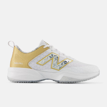 New Balance Low Baseball Turf Silver and White T4040PP8