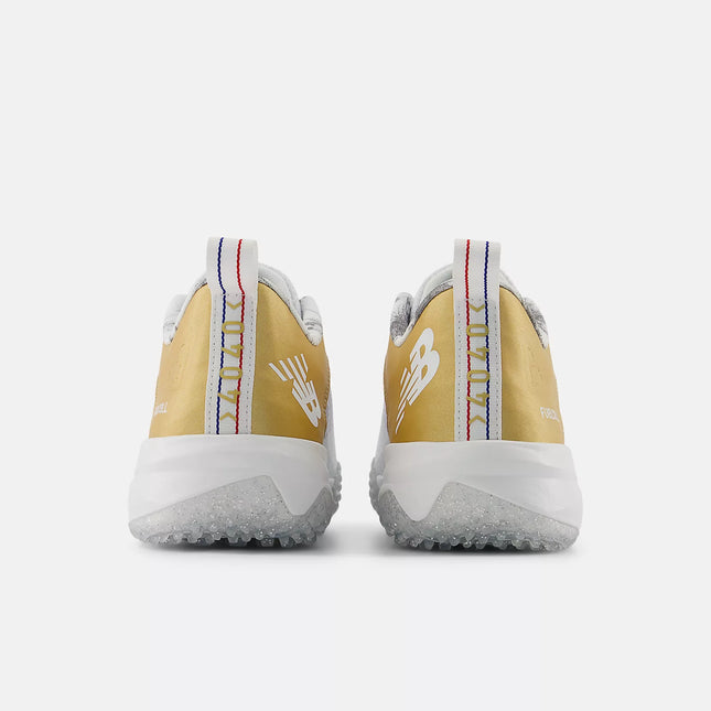 New Balance Low Baseball Turf Silver and White T4040PP8