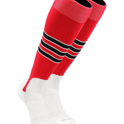 TCK Baseball Stirrup Socks with Stripes Pattern D DNOD5