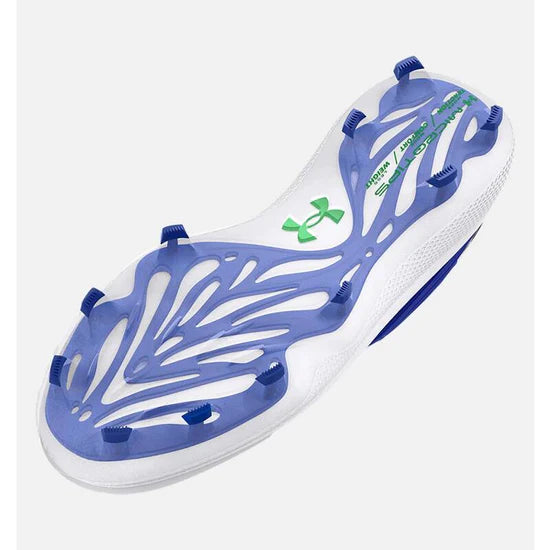 Chaussures de baseball moulées en TPU UA Yard Low pour hommes UnderArmour Royal 3025591-400