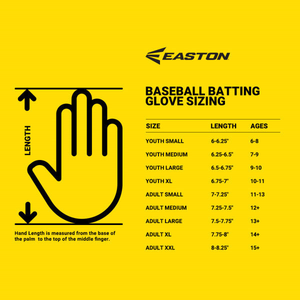 Gants de frappe de baseball Easton pour adultes Mav Pro Lock-In MAVPROLIBG