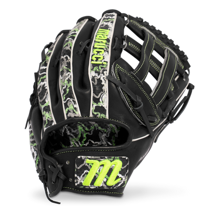 Marucci Cypress Lizard Skins Series Baseball Glove Black/Goblin Camo 12.75" MFGCYLS98R3