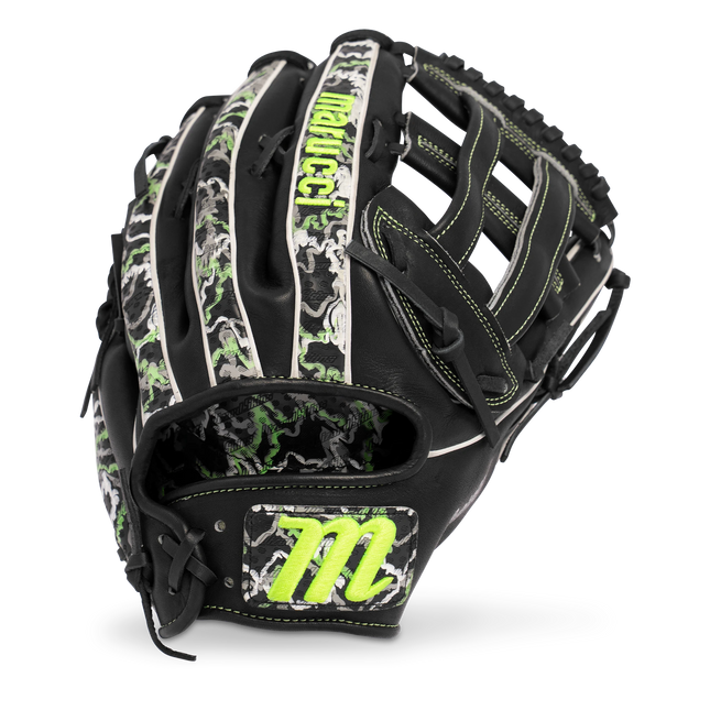 Marucci Cypress Lizard Skins Series Baseball Glove Black/Goblin Camo 12.75" MFGCYLS98R3