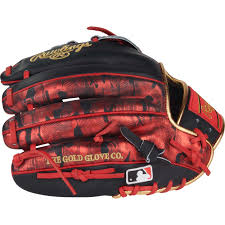 Rawlings 2026 Heart Of The Hide Baseball Glove - 12"  Black/Red/Gold - Nolan Arenado GM PRORNA28N