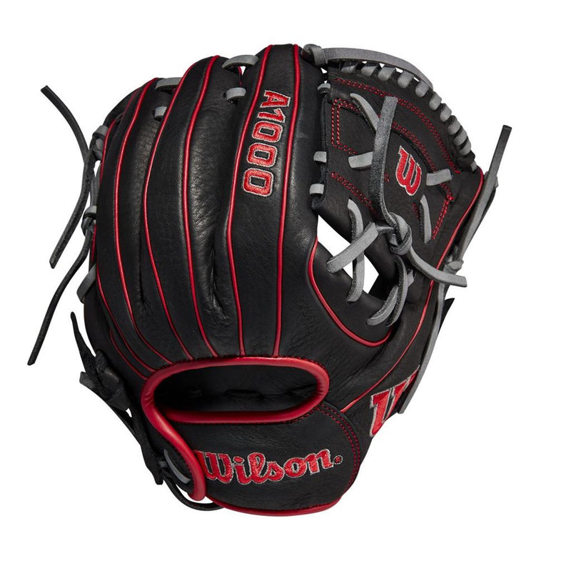A1000 X2 w/Pedroia Fit 11" Black/Grey/Red Right-Hand Throw