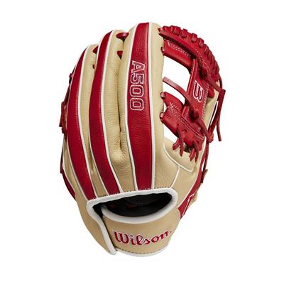 Balle de baseball A500 11" BLN/RD/WHT