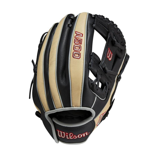 Balle de baseball A500 11,5" NOIR-BLANC-ROUGE