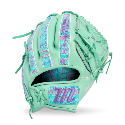 Marucci Cypress Lizard Skins Series Baseball Glove Mint/Coral Camo 12" MFGCYLS45K2