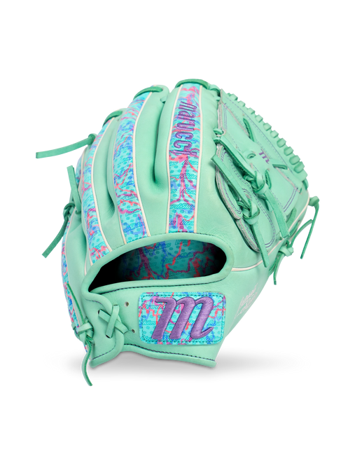 Marucci Cypress Lizard Skins Series Baseball Glove Mint/Coral Camo 12" MFGCYLS45K2