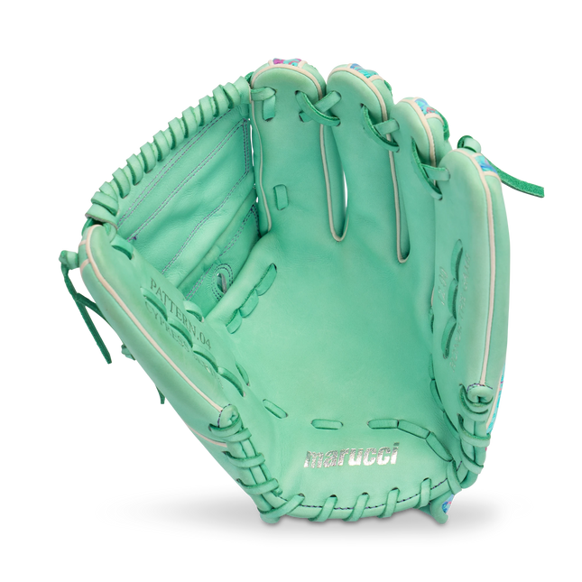 Marucci Cypress Lizard Skins Series Baseball Glove Mint/Coral Camo 12" MFGCYLS45K2