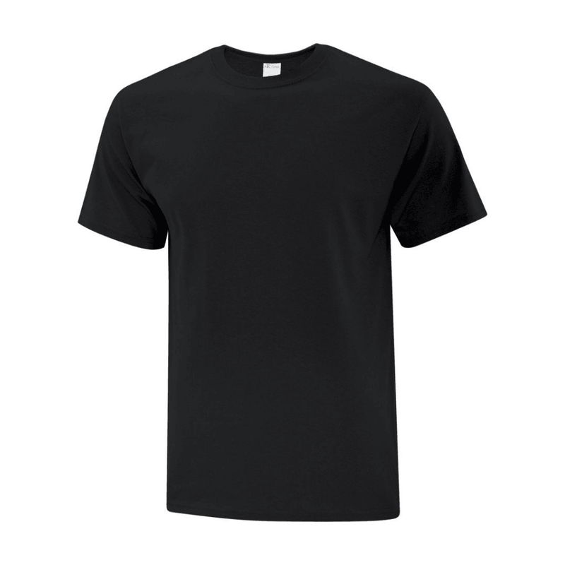 Sanmar T-Shirt Black Heather Blank - Baseball 360
