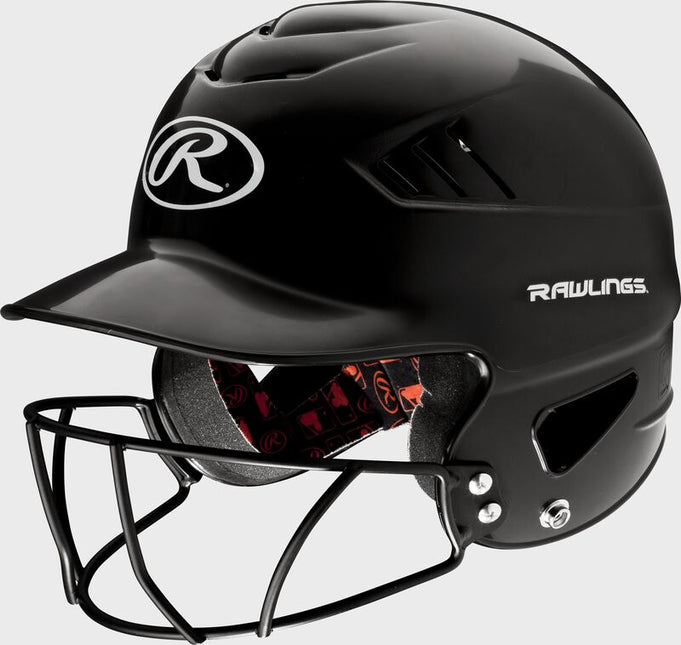 Casque de frappeur Rawlings Coolflo avec masque facial O/S RCFHFG