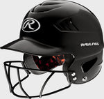 Rawlings Coolflo Batting Helmet W/ Facemask O/S RCFHFG