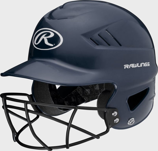 Casque de frappeur Rawlings Coolflo avec masque facial O/S RCFHFG