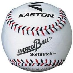 Easton 9-inch White Incredi-Ball SoftTouch Training Balls Each