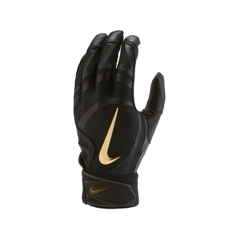 Nike Alpha Huarache Elite Batting Glove Black/Gold - Baseball 360