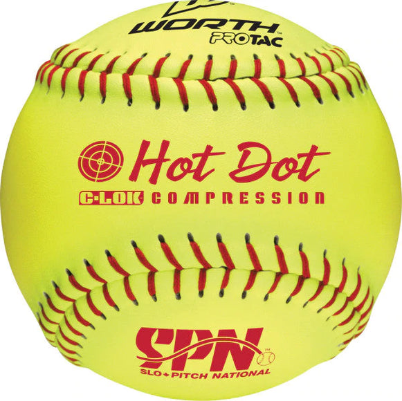 Worth Hot Dot 11'' Yellow Softball SPN11HDSY Dz