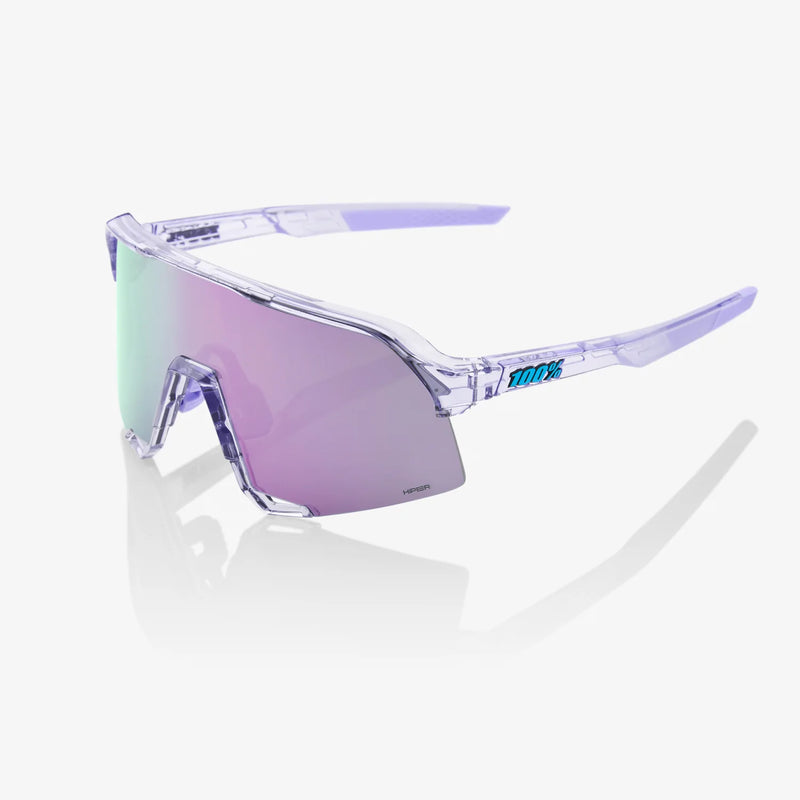 100% S3 - Polished Translucent Lavender - Hiper Lavender Mirror Lens