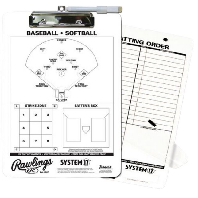 Rawlings Coach's Clipboard CLIP - Baseball 360