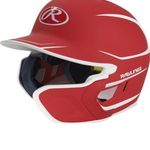 Rawlings Mach Matte 2-Tone Helmet W/Extender Right-Hand Batter - Baseball 360