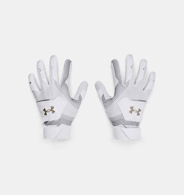 UA Youth Clean Up 21 Batting Glove White 1365462-100