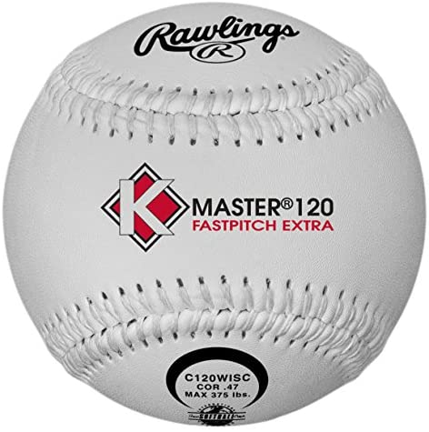 Rawlings Softballs White K-Master 12'' C120WISC - Dozen