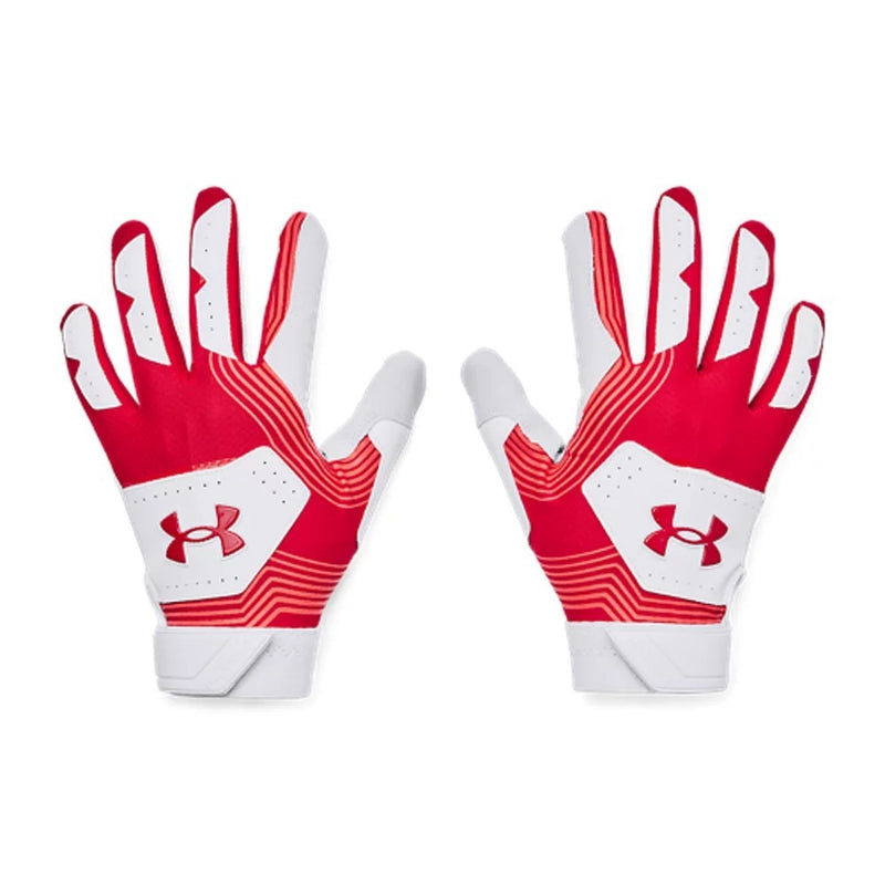UA Youth Clean Up 21 Batting Glove Red 1365462-600