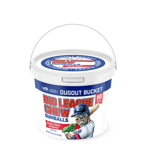 Big League Chew 80ct Gumball Bucket