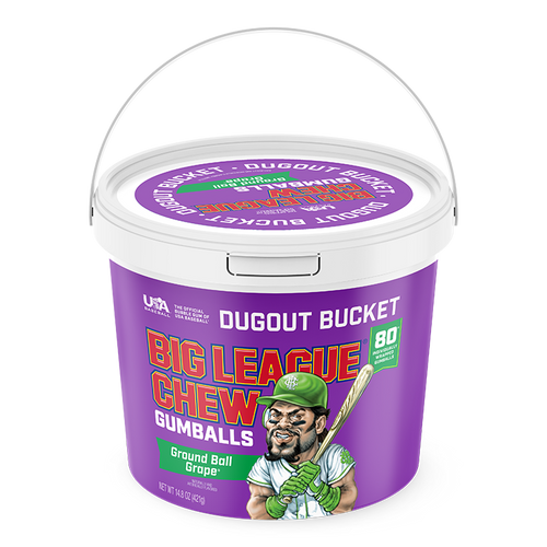 Big League Chew 80ct Gumball Bucket