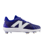 New Balance Low Baseball Cleats Bleu Blanc L4040TB7