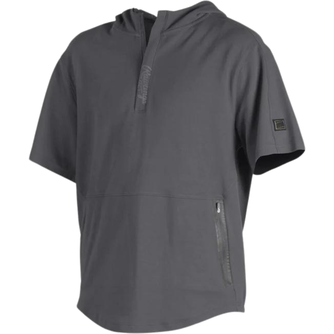 Rawlings Adult Gold Collection 1/4 Zip Short Sleeve Hoodie GCJJ