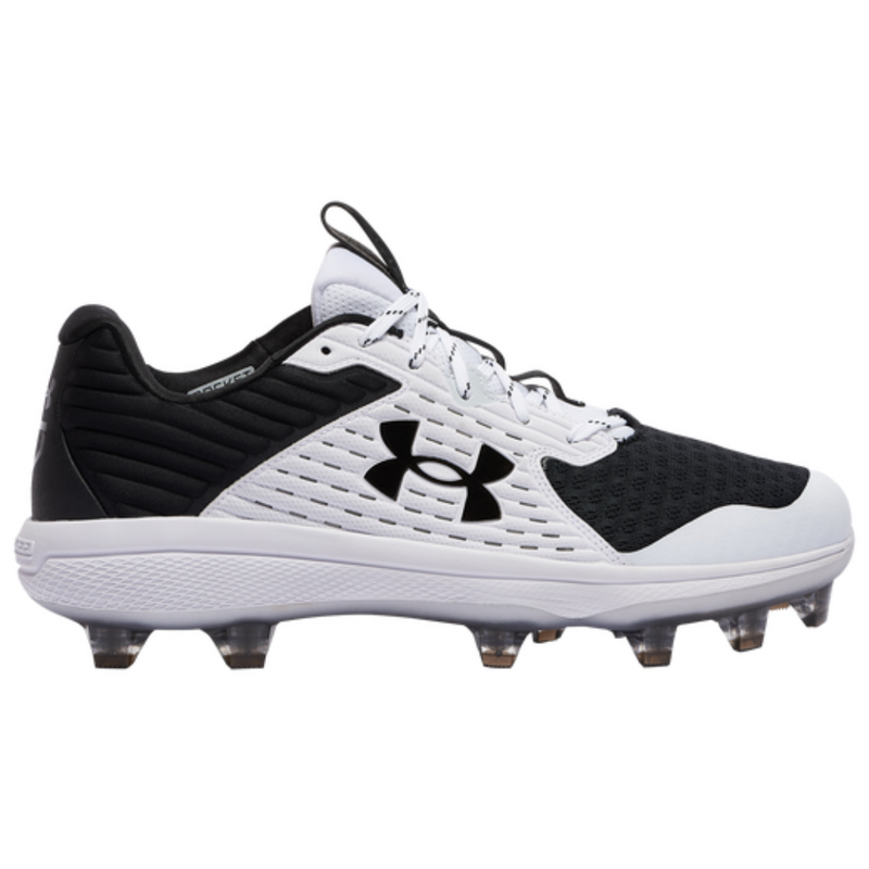 Crampons de baseball moulés UA Yard Low TPU UnderArmour Hommes Noir 3025591-001