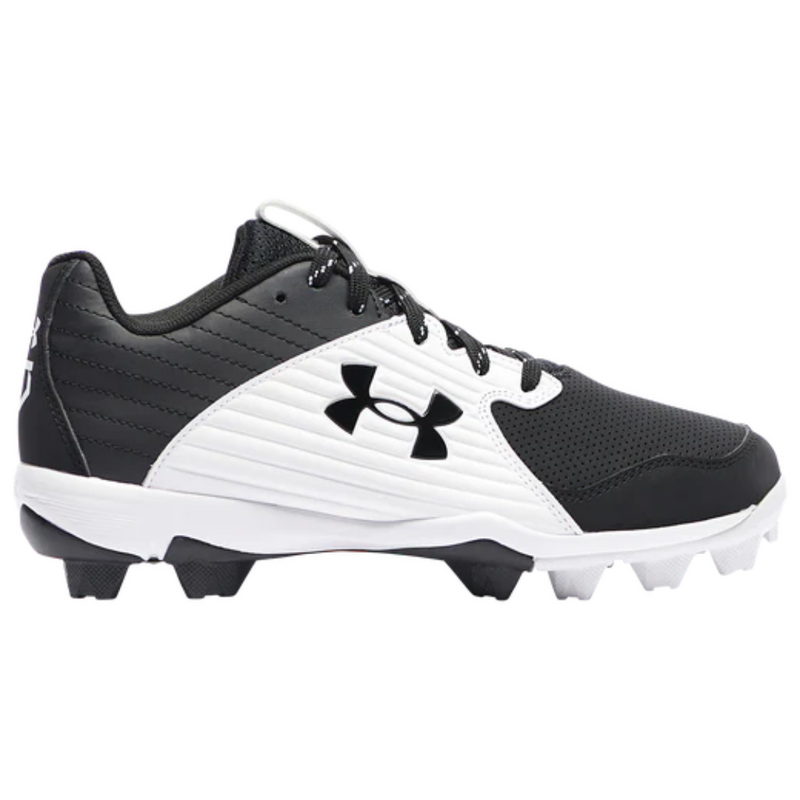 Crampons de baseball UnderArmour Boys' UA Leadoff Low RM Jr. noir 3025600-001