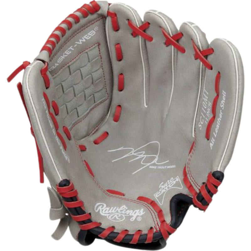 Rawlings Sure Catch 11" Youth, Neo Flex/Basket Web Mike Trout Sig SC110MT