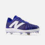 New Balance Low Baseball Cleats Bleu Blanc L4040TB7