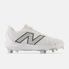 New Balance Low Baseball Cleats White Grey L4040TW7