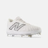 New Balance Low Baseball Cleats White Grey L4040TW7