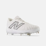 New Balance Low Baseball Cleats White Grey L4040TW7