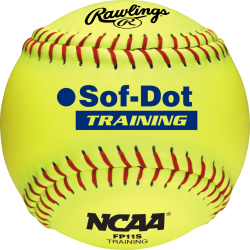 Rawlings NCAA Soft Poly-Core Fastpitch Training