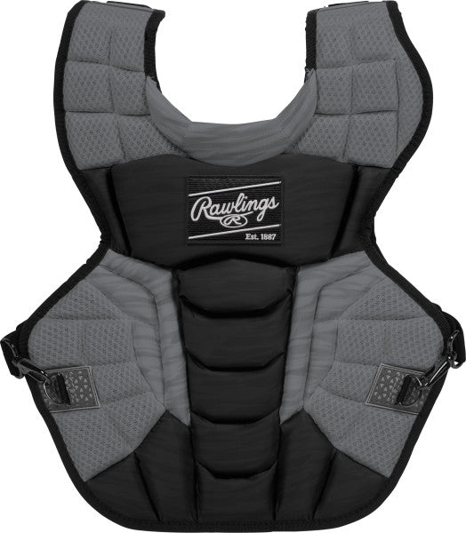 Protecteur de poitrine Rawlings Velo - NOCSAE - Intermédiaire 15,5" CPV2NI