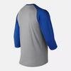 NB 3/4 Baseball Raglan Top Royal TMMT601 - Baseball 360